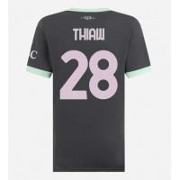 AC Milan Malick Thiaw #28 3rd trikot Frauen 2024-25 Kurzarm